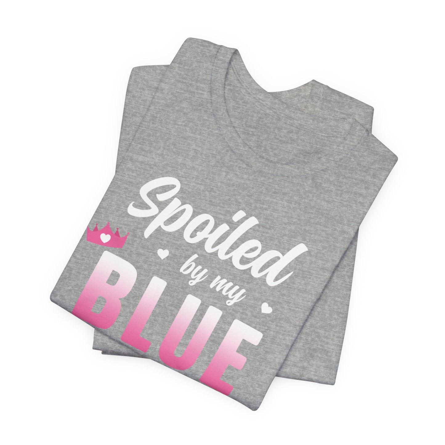 Blue Collar Tee — Pink Gradient Graphic Workwear T-Shirt