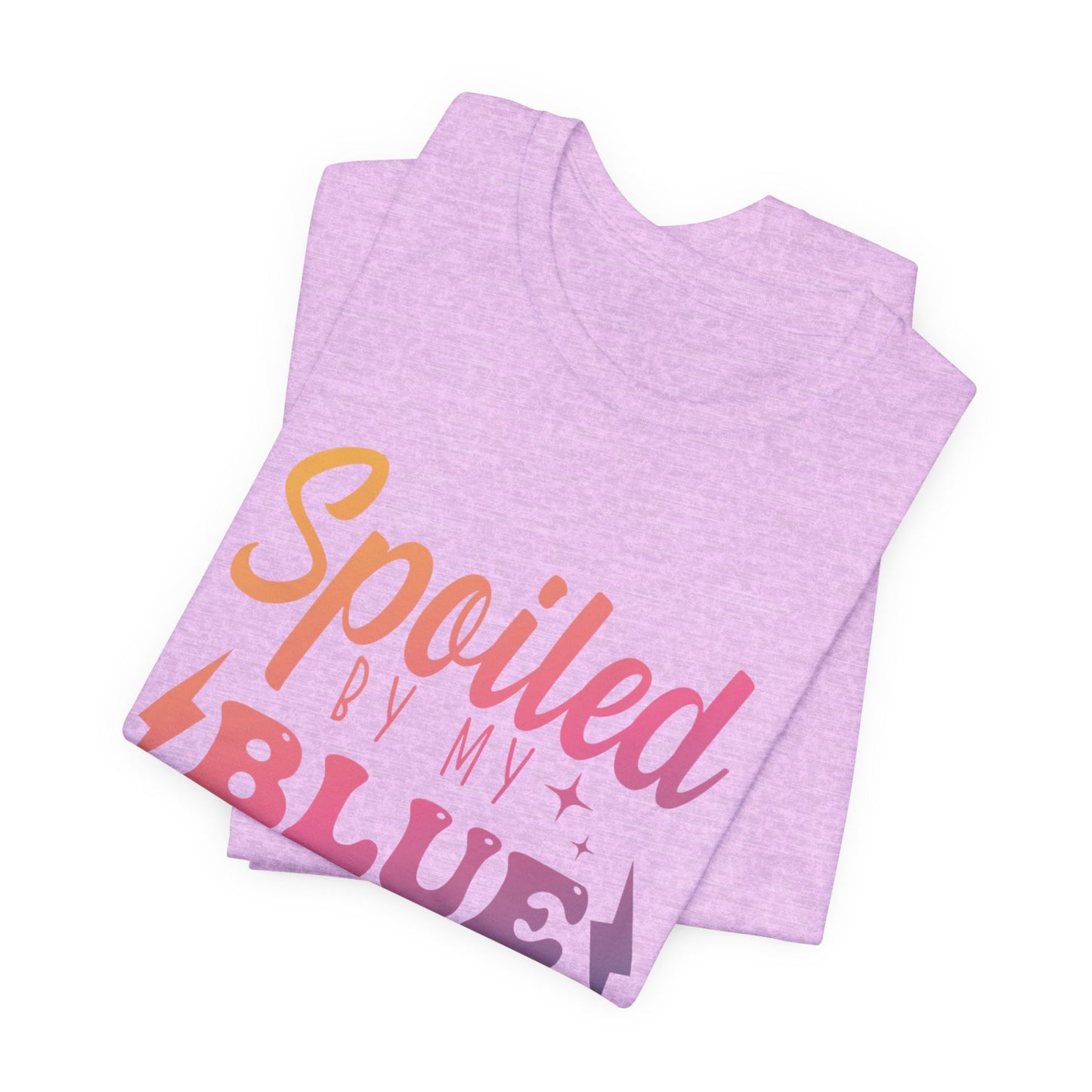 Spoiled by My Blue Collar Man T-Shirt — Funny Proud Wife Tee