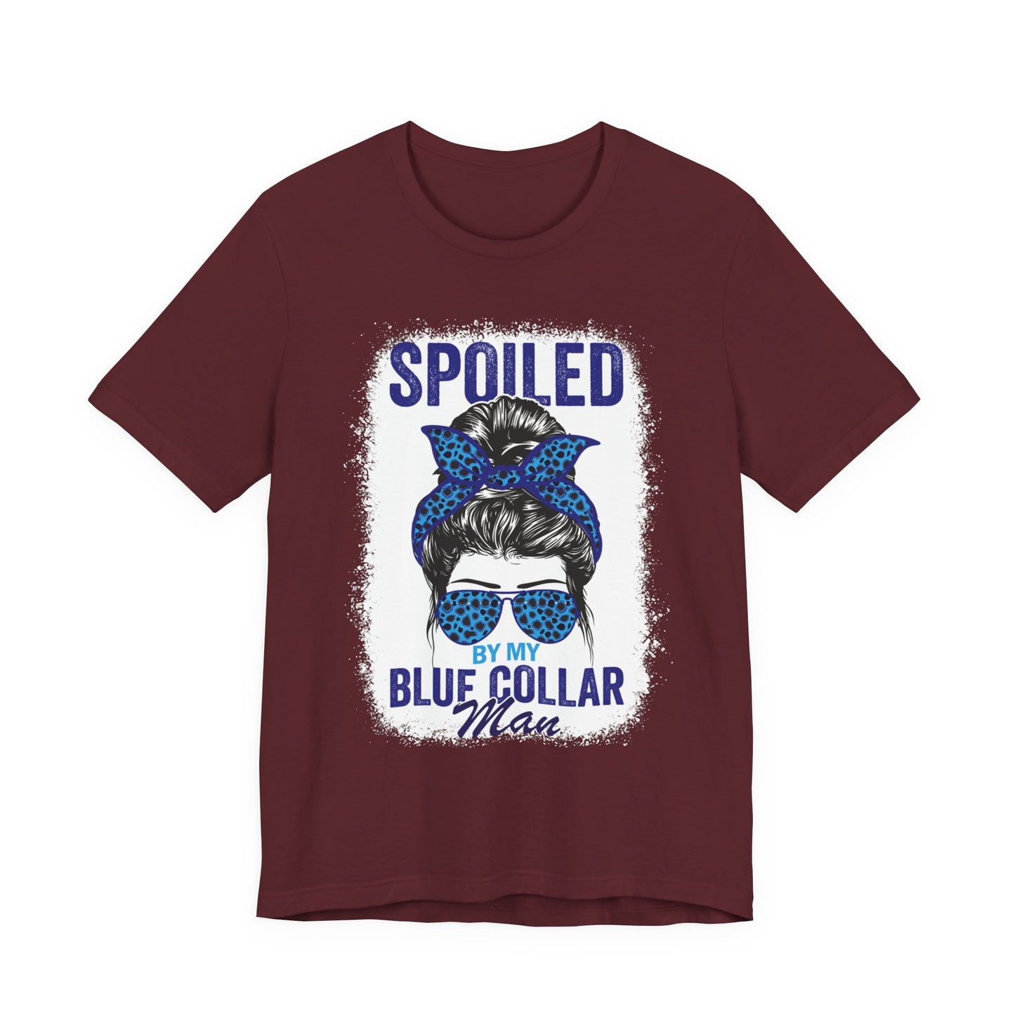 Spoiled by My Blue Collar Man T-Shirt