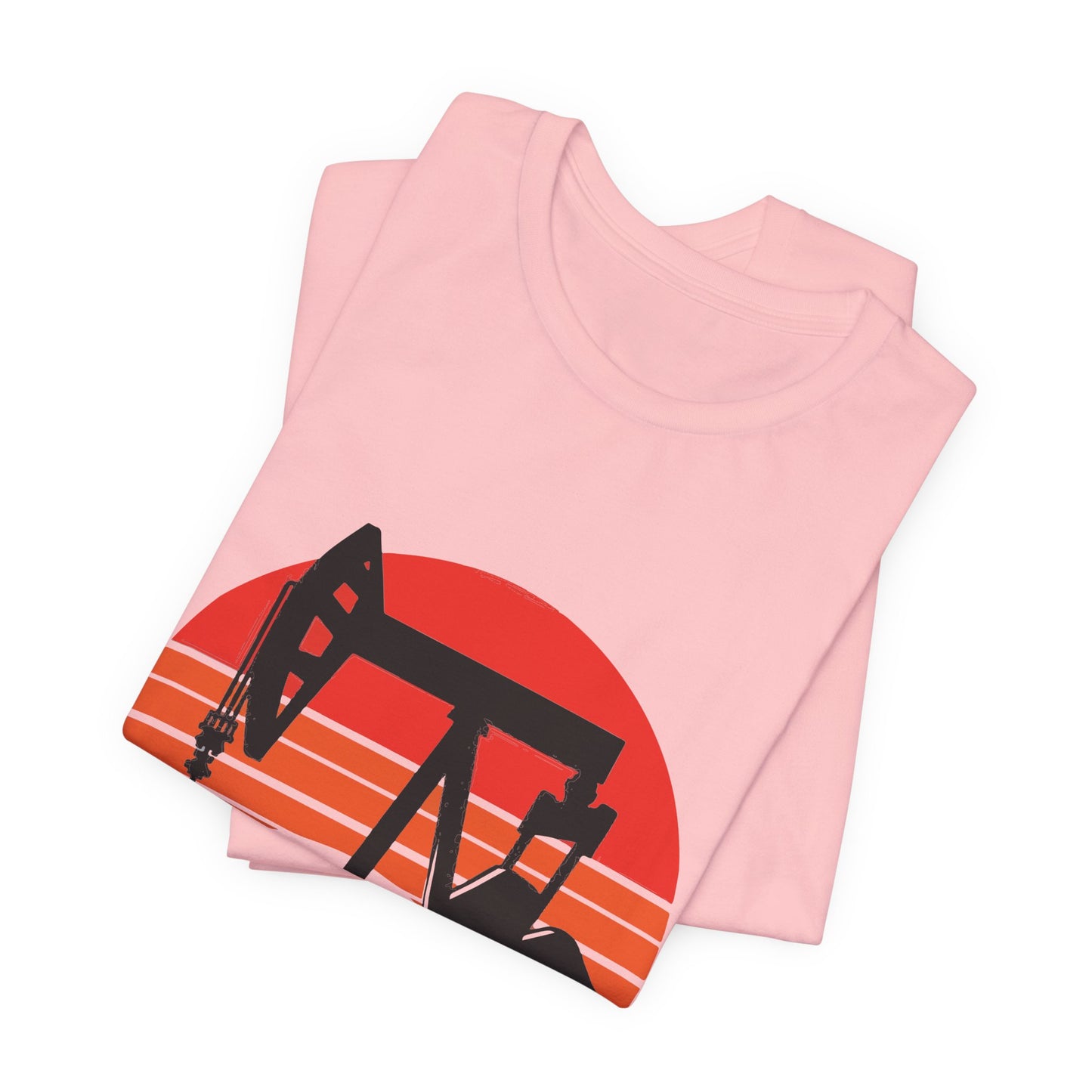 Oilfield Pumpjack Sunset T-Shirt
