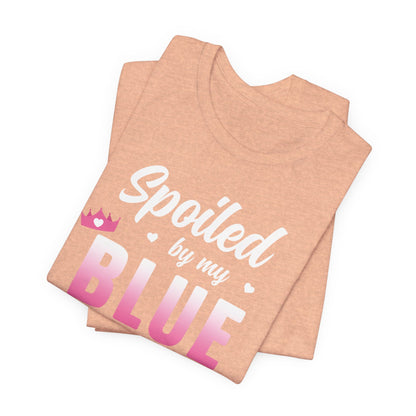 Blue Collar Tee — Pink Gradient Graphic Workwear T-Shirt