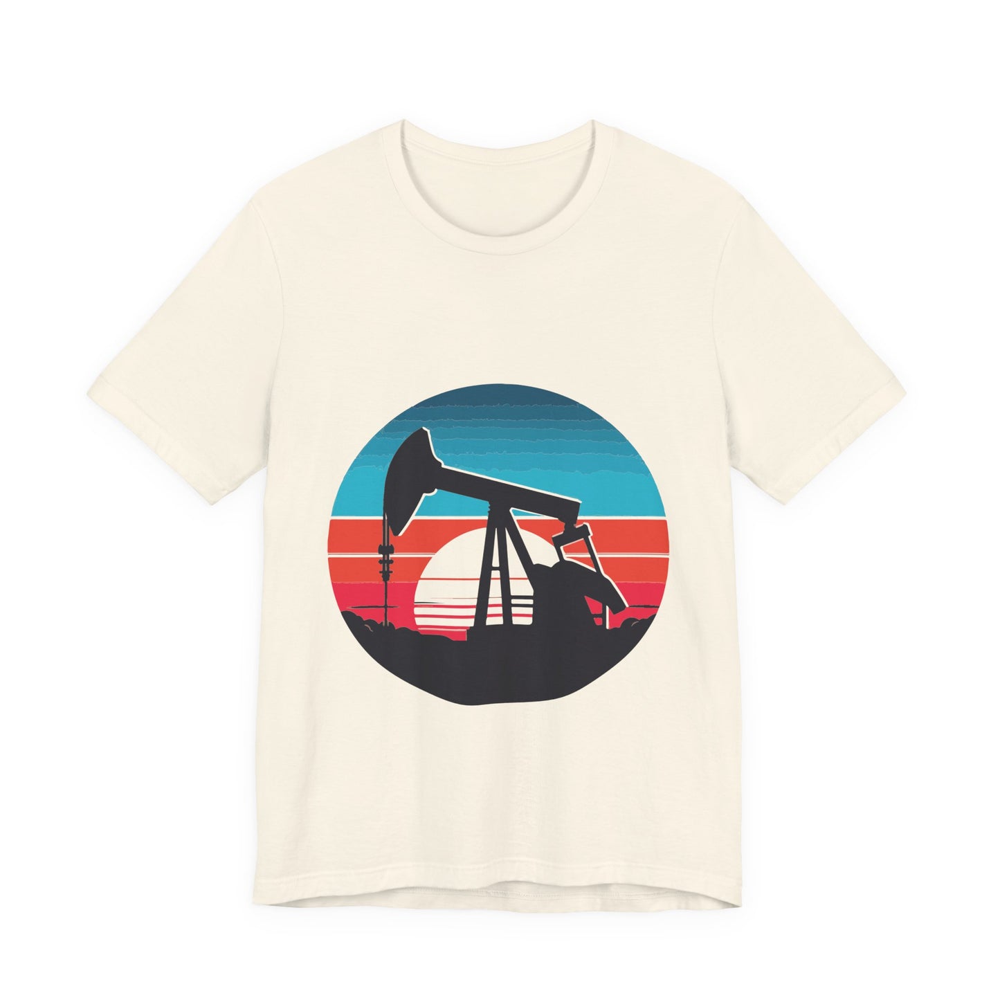 Oilfield Pumpjack Sunset T-Shirt