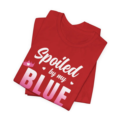Blue Collar Tee — Pink Gradient Graphic Workwear T-Shirt