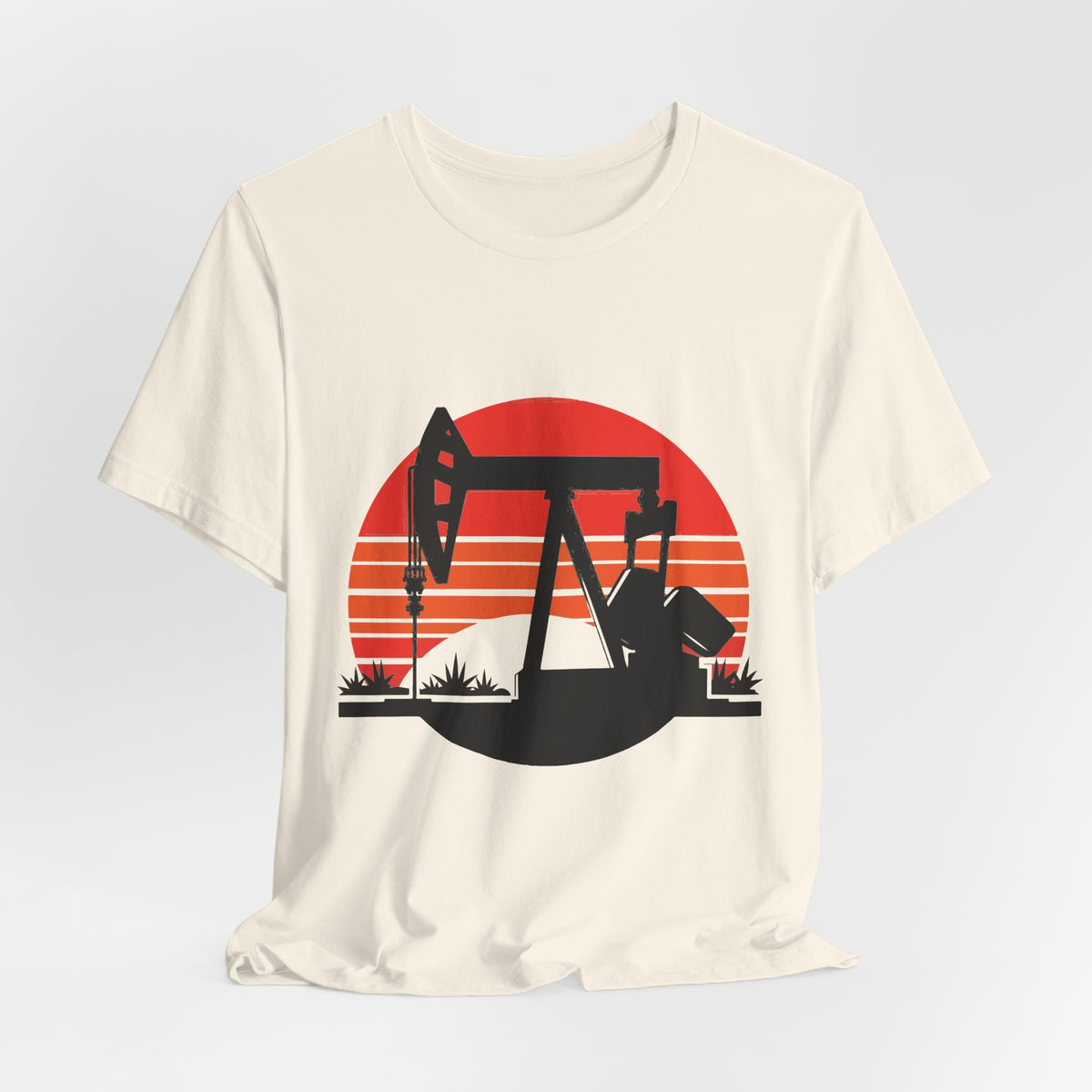 Oilfield Pumpjack Sunset T-Shirt