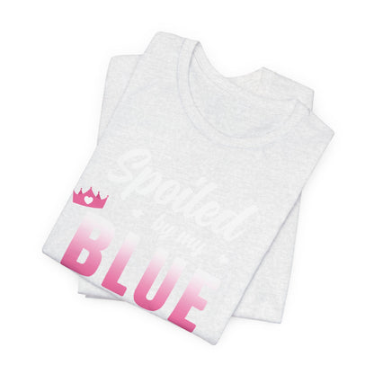 Blue Collar Tee — Pink Gradient Graphic Workwear T-Shirt