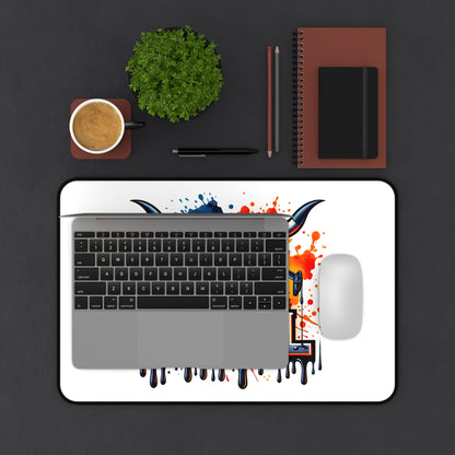 Drill Texas Bull Desk Mat — Oilfield Graphics Gaming Mousepad