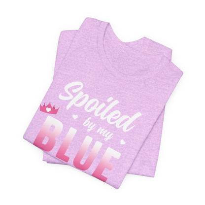 Blue Collar Tee — Pink Gradient Graphic Workwear T-Shirt