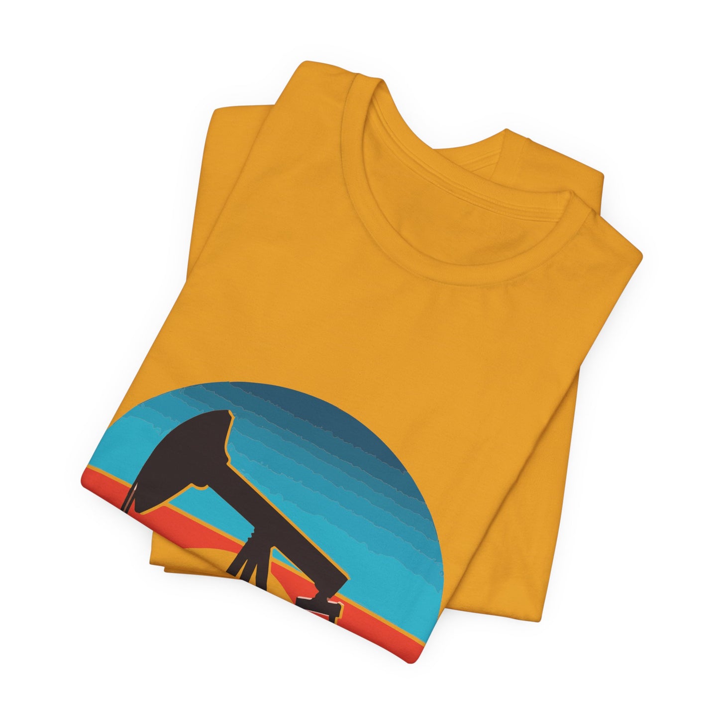 Oilfield Pumpjack Sunset T-Shirt