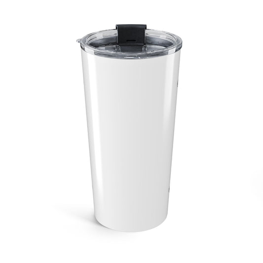 20oz Skull Construction Tumbler — "Workin' On That Dollar" Insulated Travel Cup