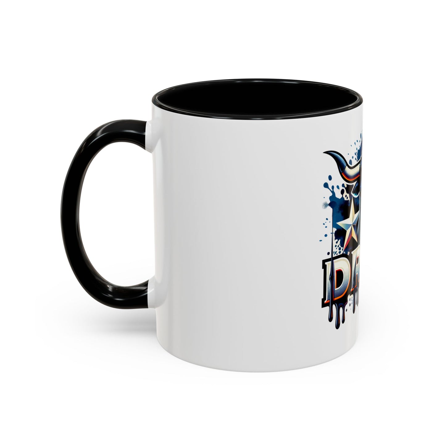 Drill Texas Bull Accent Coffee Mug – Oilfield Patriot 11/15oz