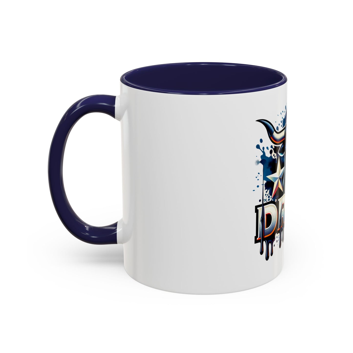 Drill Texas Bull Accent Coffee Mug – Oilfield Patriot 11/15oz