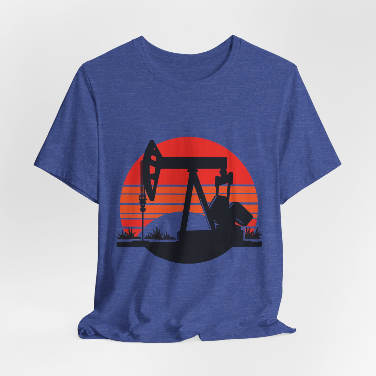 Oilfield Pumpjack Sunset T-Shirt