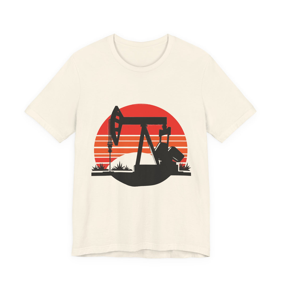 Oilfield Pumpjack Sunset T-Shirt