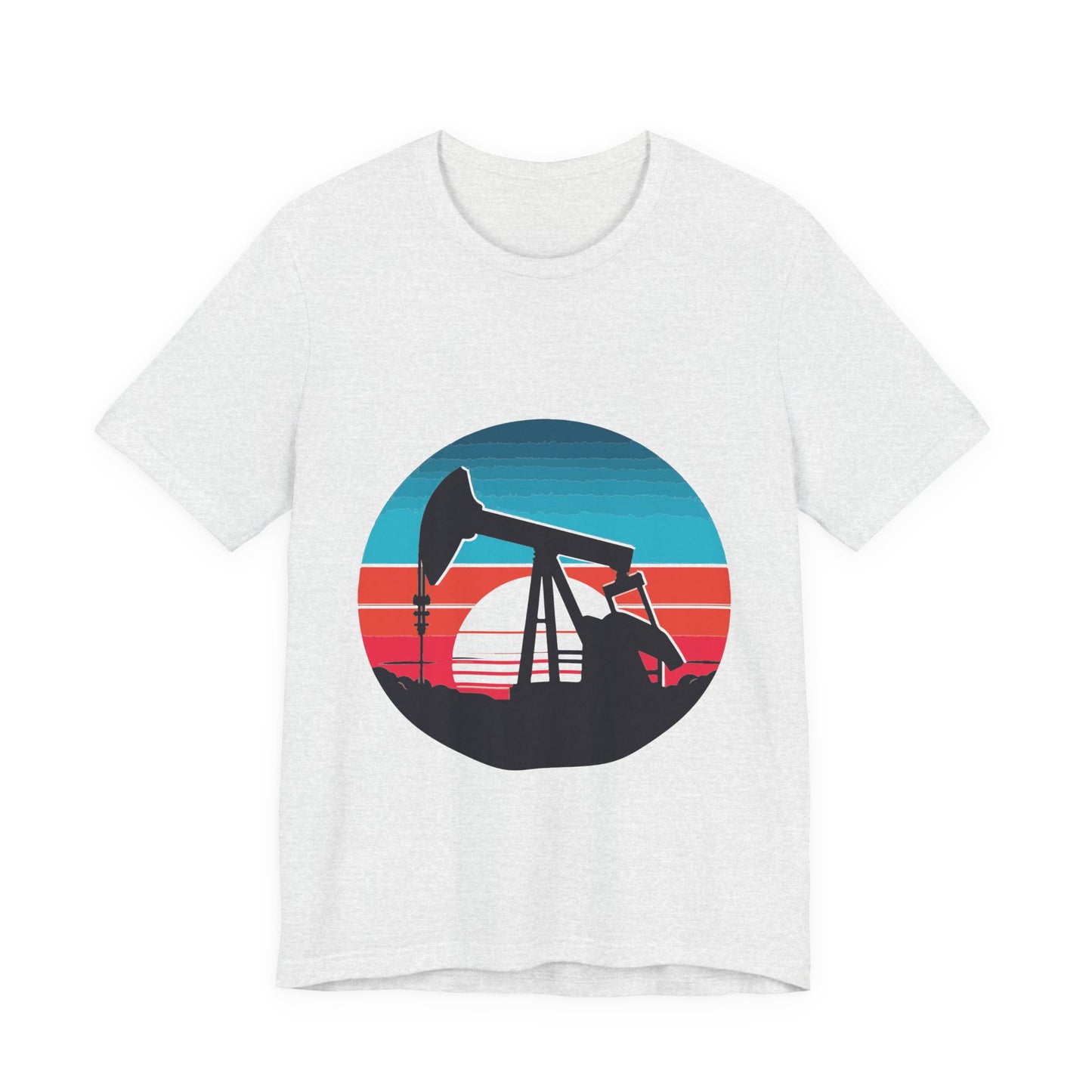 Oilfield Pumpjack Sunset T-Shirt