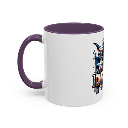 Drill Texas Bull Accent Coffee Mug – Oilfield Patriot 11/15oz