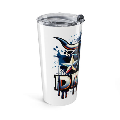 20oz Patriotic Bull Tumbler - American Flag Grill Master Travel Cup