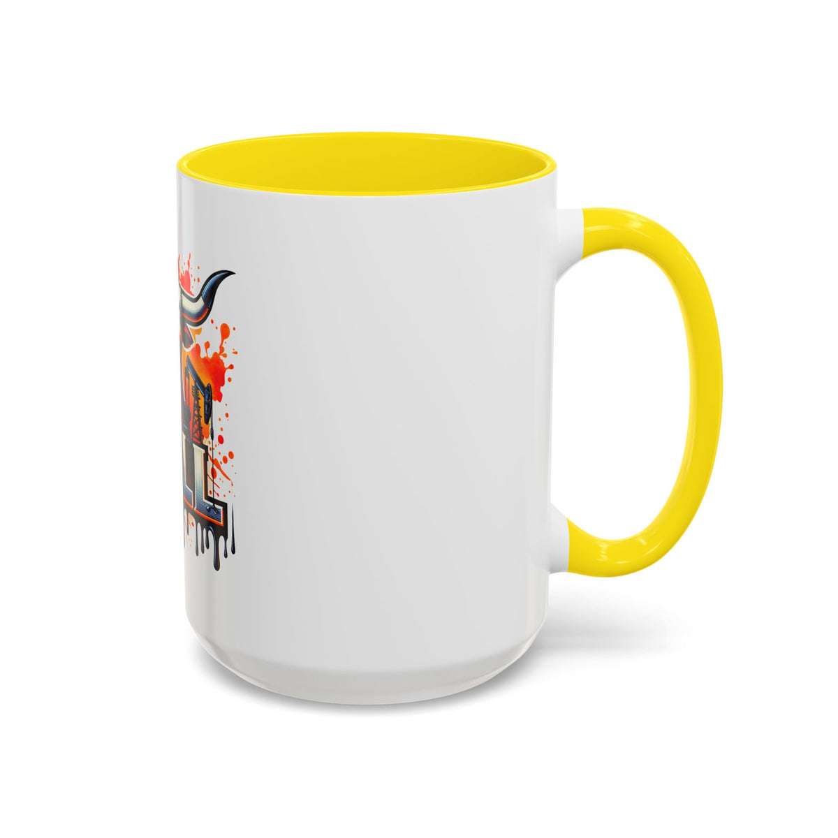 Drill Texas Bull Accent Coffee Mug – Oilfield Patriot 11/15oz
