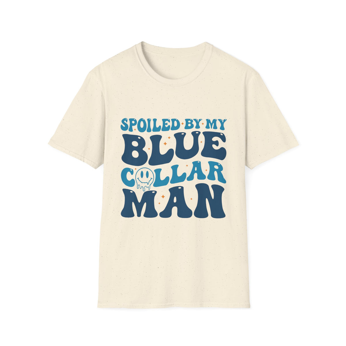 Blue Collar Man T‑Shirt — "Spoiled by My Blue Collar Man" Graphic Tee