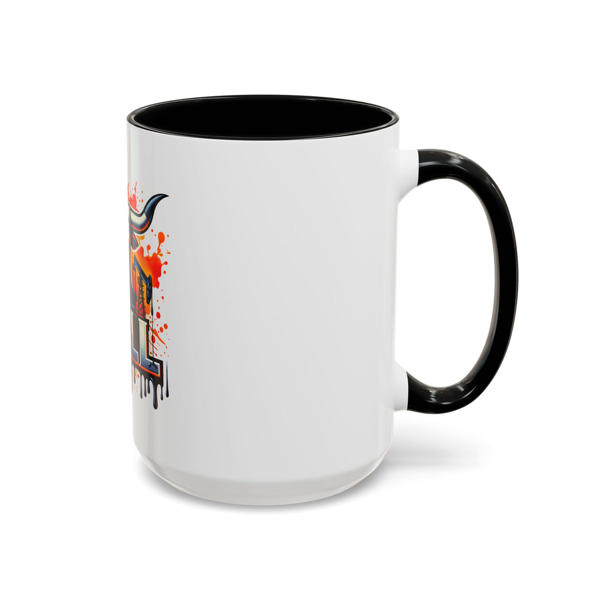 Drill Texas Bull Accent Coffee Mug – Oilfield Patriot 11/15oz