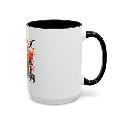 Drill Texas Bull Accent Coffee Mug – Oilfield Patriot 11/15oz