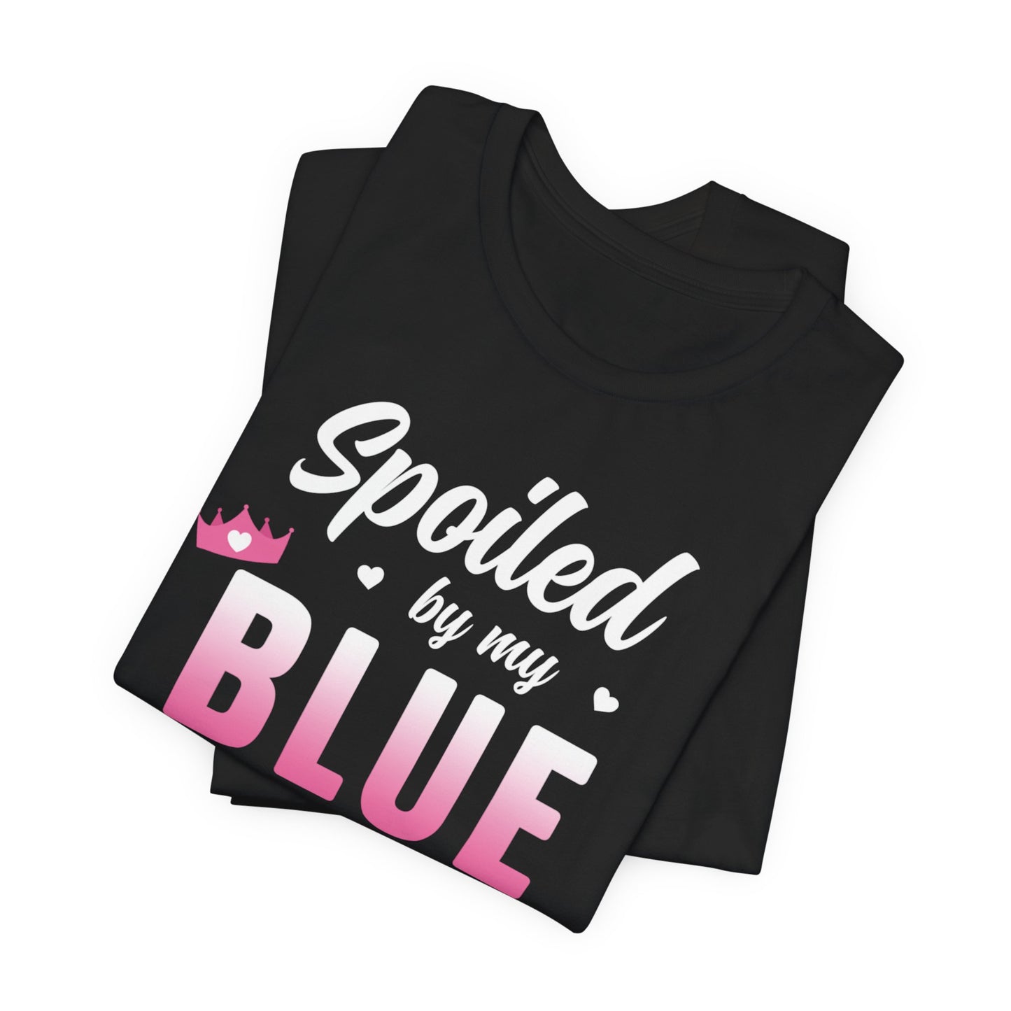 Blue Collar Tee — Pink Gradient Graphic Workwear T-Shirt