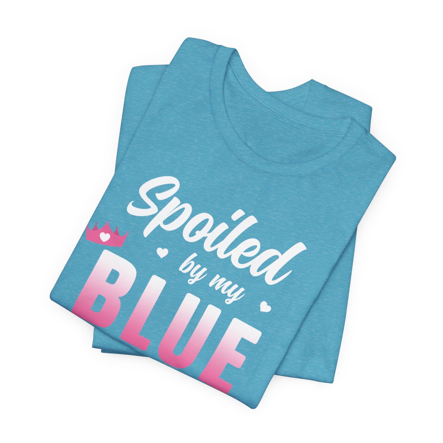 Blue Collar Tee — Pink Gradient Graphic Workwear T-Shirt