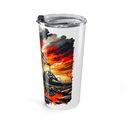 Oilfield Sunset 20oz Travel Tumbler