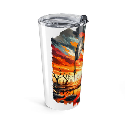 Oilfield Sunset 20oz Travel Tumbler