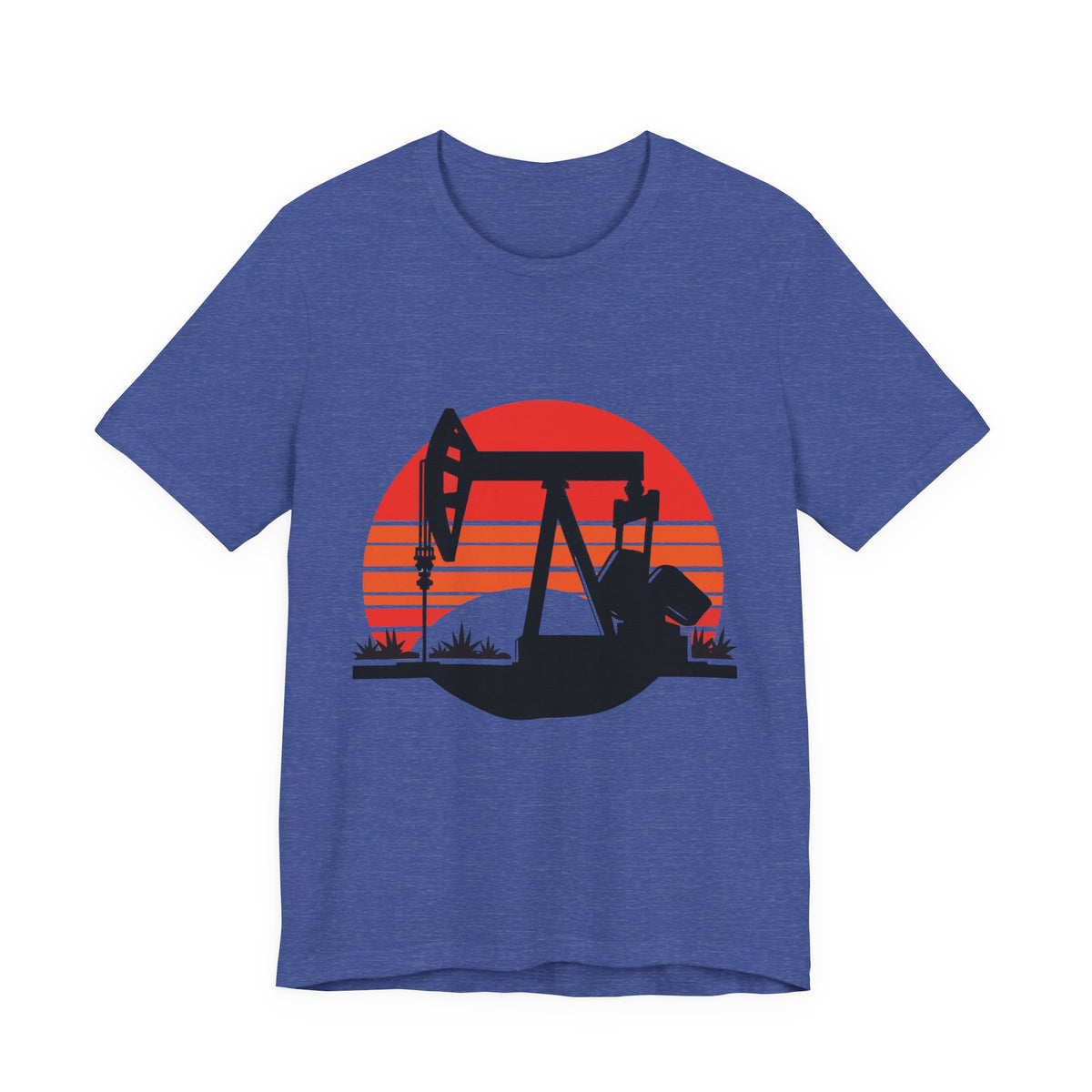Oilfield Pumpjack Sunset T-Shirt