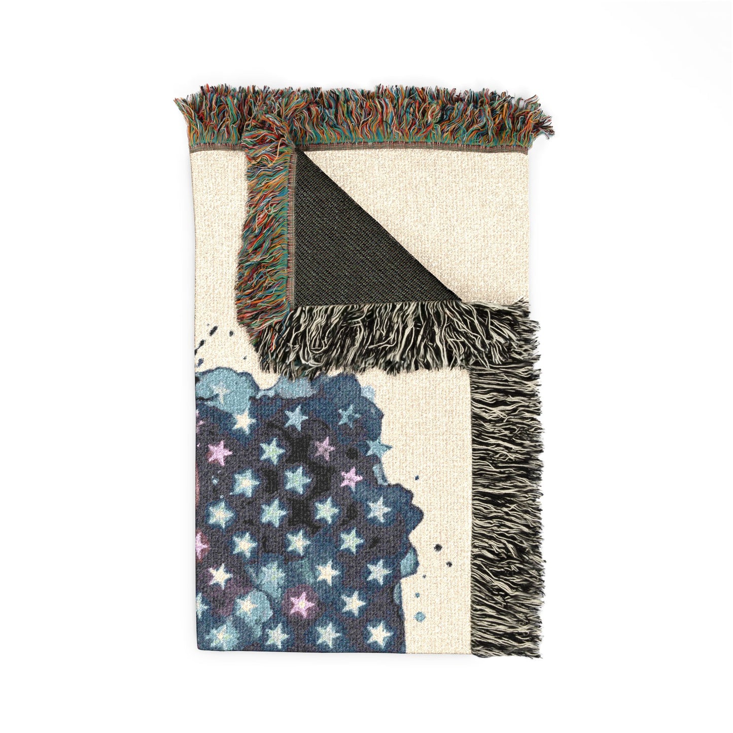 Oilfield Wife Woven Blanket – Patriotic Oil Rig Throw for Oilfield Families