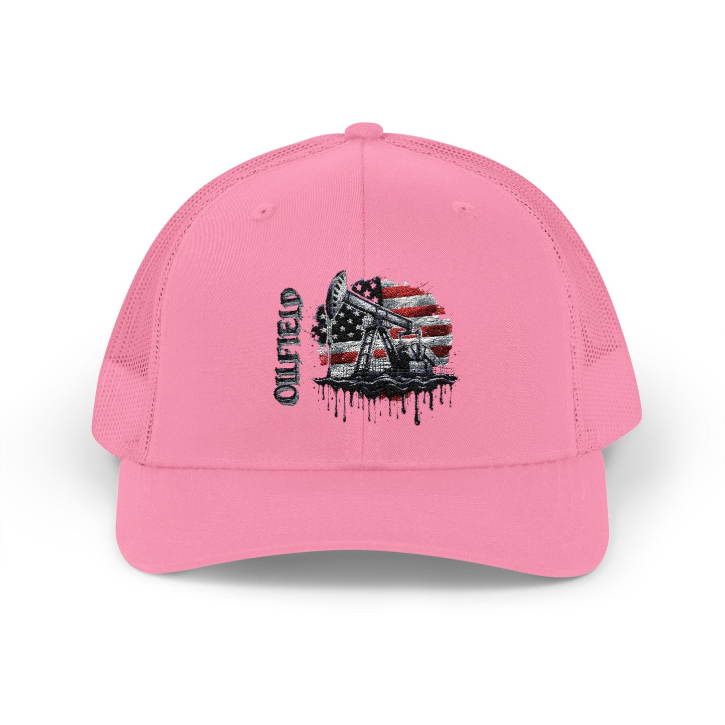American Flag Firefighter Helmet Snapback Trucker Cap