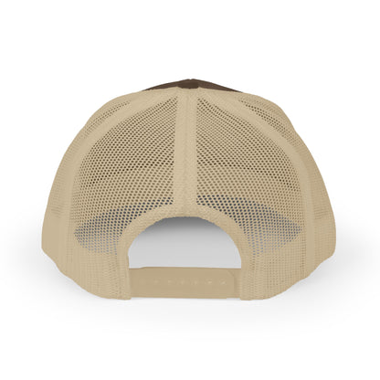 Trucker Cap — 'Drill' American Flag Skull Snapback